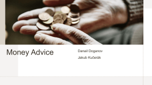 Money Advice: Making & Saving Tips