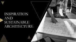 Inspiration & Sustainable Architecture