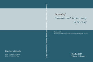 Educational Technology & Society Journal