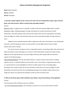 Airport & Airlines Management Assignment