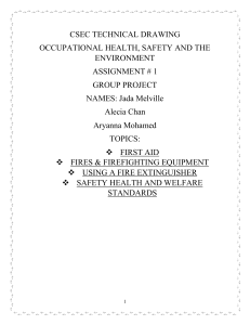 Occupational Health & Safety Group Project