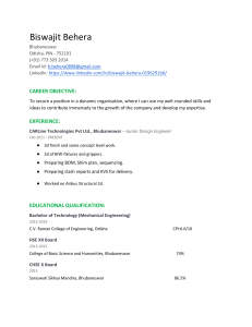 Biswajit Behera Resume