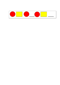 Shape Pattern Worksheet for Elementary School