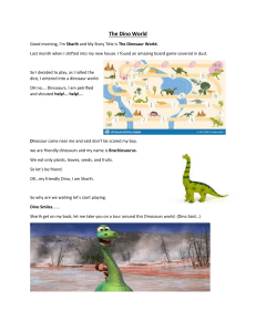 The Dinosaur World: A Children's Story Adventure