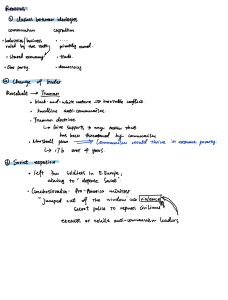 Cold War Notes: Causes, Ideologies, and Key Events