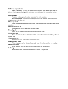 Art Movements: Definitions & Descriptions