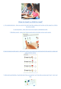 How to Teach a Child to Read: A Step-by-Step Guide