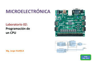 Programación de CPU en FPGA con VHDL