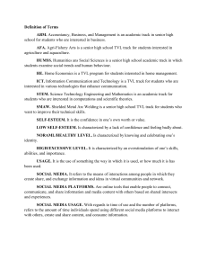 Definition of Terms: Education & Social Media