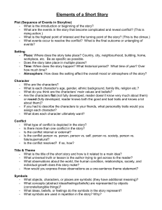 Short Story Analysis Worksheet