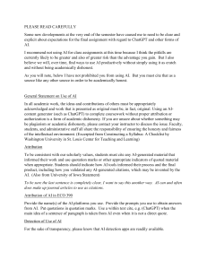 AI Use Policy in ECO 390