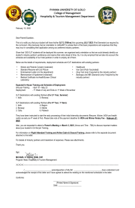 OJT 2 Information Letter - PHINMA University of Iloilo