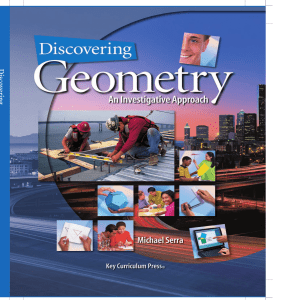 Discovering Geometry Textbook: An Investigative Approach