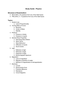 Physics Study Guide: Exam Structure & Topics