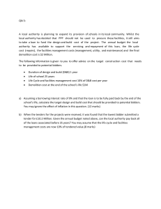 School Project Finance Exam Question