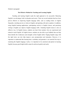 Effective English Learning Methods