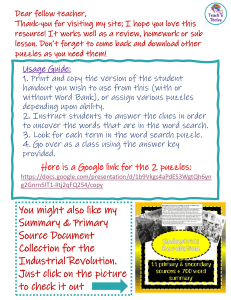 Renaissance Word Search Worksheet