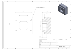 Plano Técnico de Pieza Mecánica - Ingeniería
