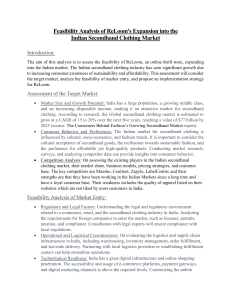 ReLoom India Market Feasibility Analysis