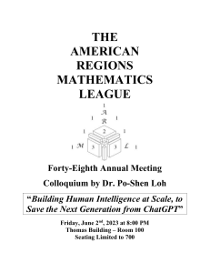 ARML Meeting: Building Human Intelligence