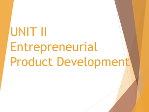 Entrepreneurial Product Development: Lean Startup & MVP