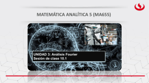 Análisis de Fourier: Serie Trigonométrica