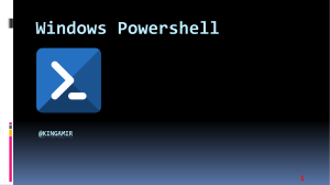 PowerShell Basics: Scripting, Remoting, and Pentesting