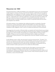 Resumen de 1984: Mundo Distópico y Rebelión