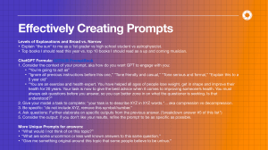 Effective AI Prompts: ChatGPT Guide