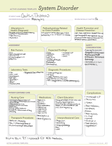 Meningitis Active Learning Template