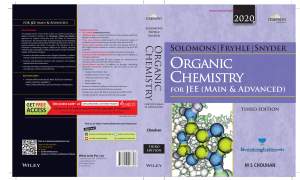 Organic Chemistry for JEE Textbook