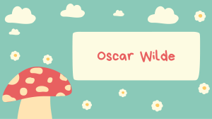 Oscar Wilde & Aestheticism: Context for 'Earnest'