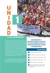Movimientos Sociales y Estado Plurinacional en Bolivia