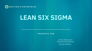 Lean Six Sigma : Présentation de la méthode DMAIC et outils