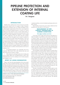 Pipeline Protection & Coating Life Extension