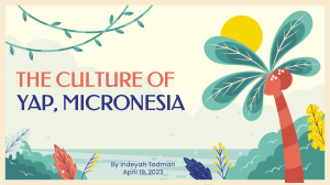 Yap Culture: Traditions, Customs, and Social Life in Micronesia