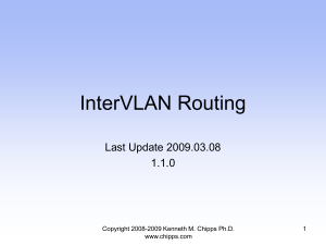 InterVLAN Routing: Router on a Stick & Layer 3 Switch