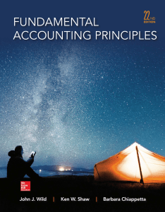Fundamental Accounting Principles Textbook