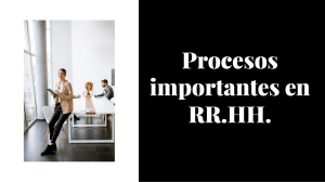 Procesos Clave en RR.HH.