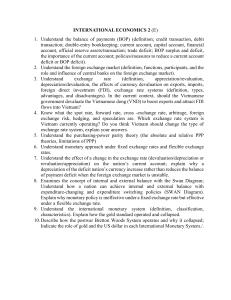International Economics 2 Course Syllabus