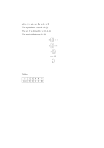 Math Concepts: Distributive Property, Sets, Equations