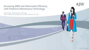 Predictive Maintenance in MRO Efficiency