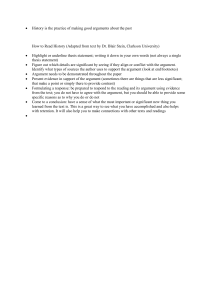 How to Read History: A Guide