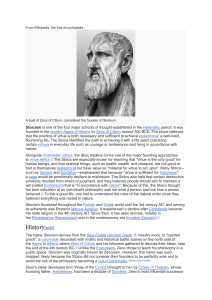 Stoicism: History, Philosophy, and Key Concepts