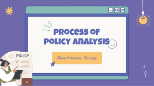 Policy Analysis Process Presentation