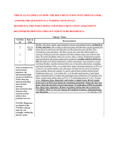 Nursing Note Example: Patient Assessment & Documentation