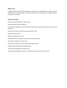 Finance Study Guide: Interest Rates, Bonds, Markets