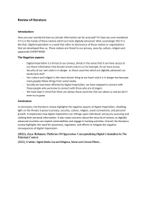 Digital Imperialism Literature Review