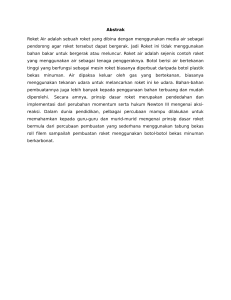 Abstrak dan Pengenalan Roket Air