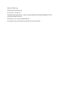 Excel Cheat Sheet: Cell Referencing, Flash Fill, Go To